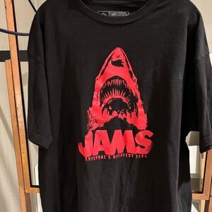 Jaws T-shirt size XXL. Short sleeve. Thick cotton. EUC.No color or graphics fade